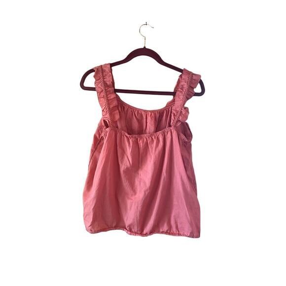 Maurices Pink Ruffle Tank Top - Picture 9 of 9